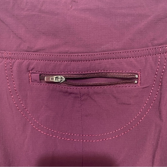 Athleta Rip Stop Skort Sangria Size 4 Hiking Travel Sporty Stretch Breathable - Picture 6 of 13